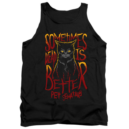 Pet Sematary Dead Is Better Mens Tank Top Shirt Black