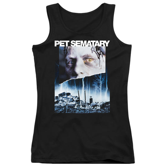 Pet Sematary Poster Art Womens Tank Top Shirt Black