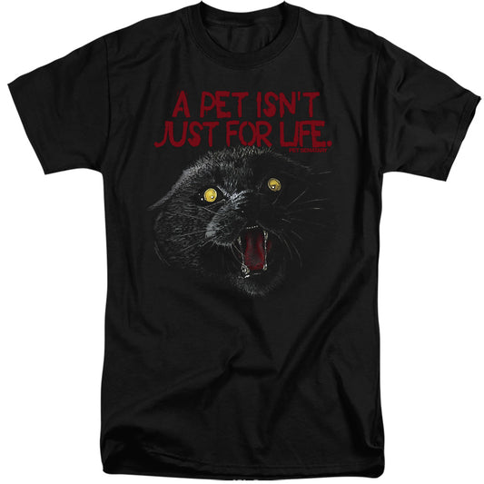 Pet Sematary I Survived Mens Tall T Shirt Black