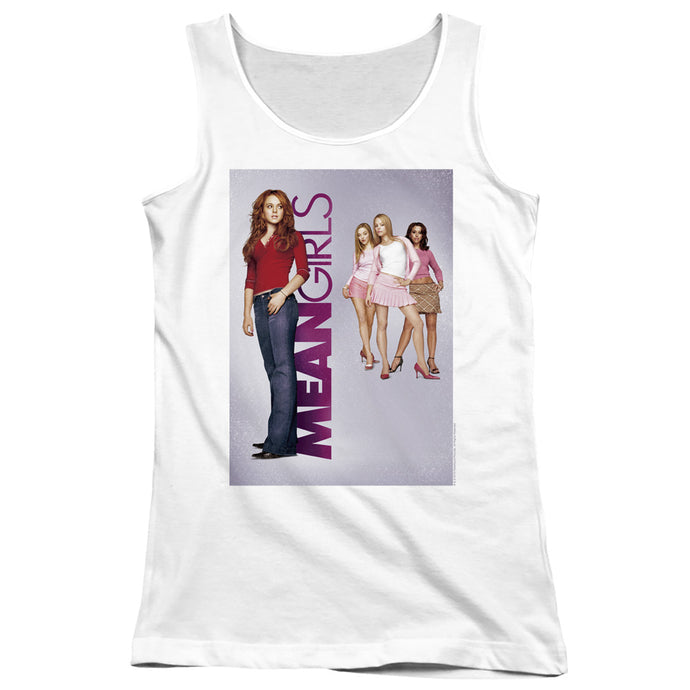 Mean Girls Poster Art Womens Tank Top Shirt White