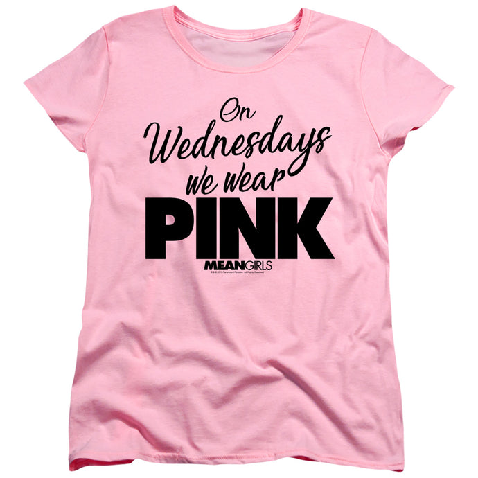 Mean Girls Pink Womens T Shirt Pink