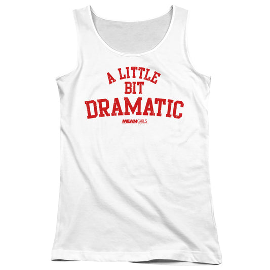 Mean Girls Dramatic Womens Tank Top Shirt White