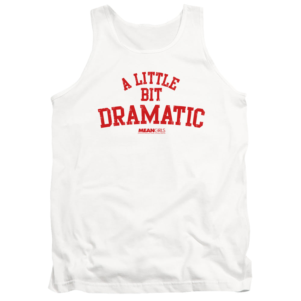 Mean Girls Dramatic Mens Tank Top Shirt White