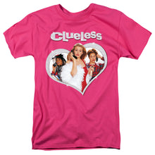 Load image into Gallery viewer, Clueless Clueless Heart Mens T Shirt Hot Pink
