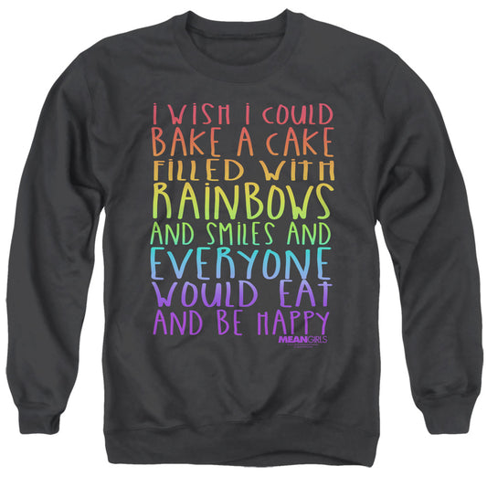Mean Girls Rainbows And Cake Mens Crewneck Sweatshirt Black