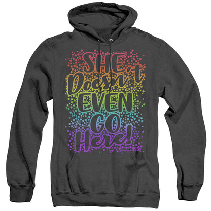Mean Girls Doesnt Go Here Mens Heather Hoodie Black Officially Licensed