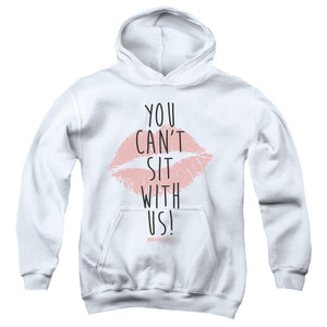 Mean Girls You Cant Sit With Us Kids Youth Hoodie White