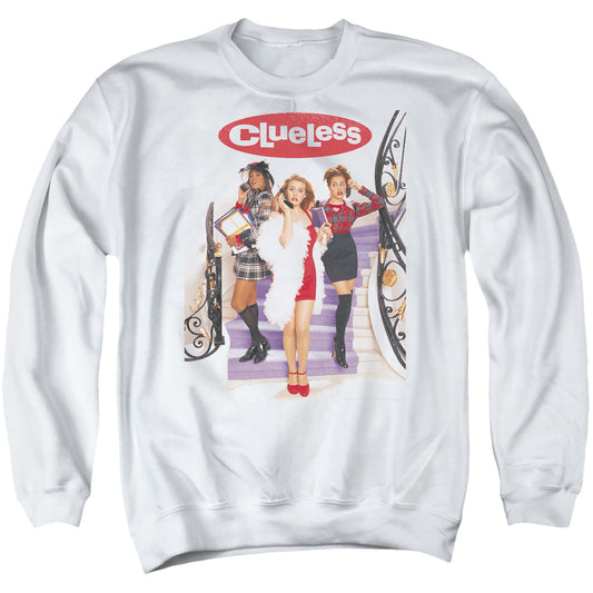 Clueless Clueless Poster Mens Crewneck Sweatshirt White