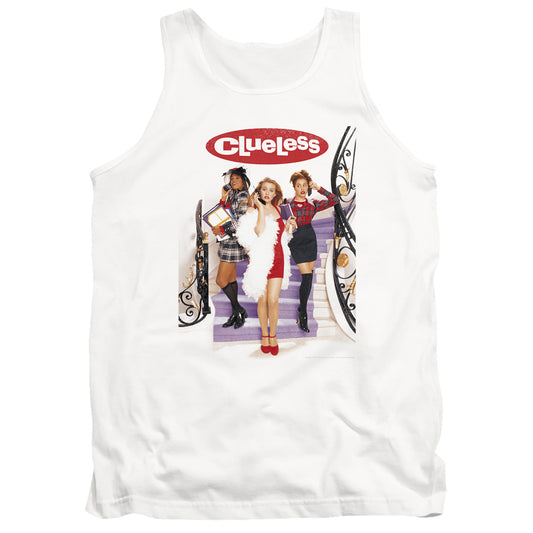 Clueless Clueless Poster Mens Tank Top Shirt White