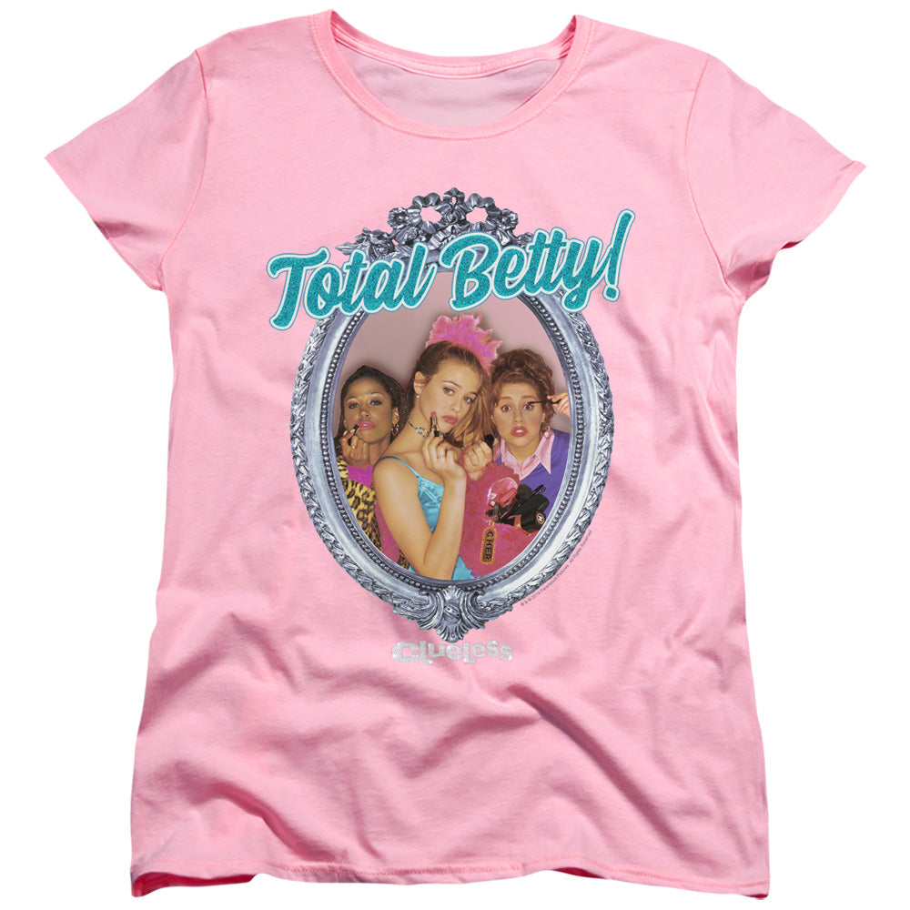 Clueless Total Betty Womens T Shirt Pink