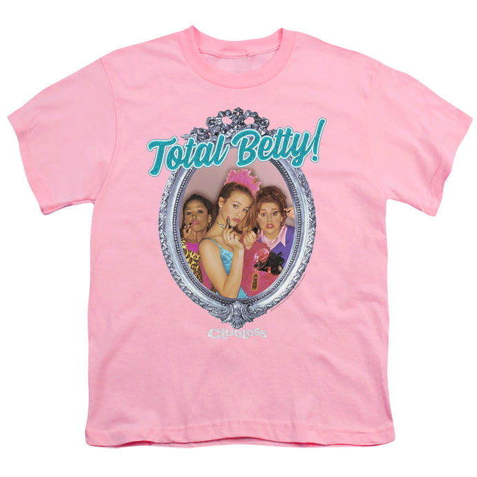 Clueless Total Betty Kids Youth T Shirt Pink
