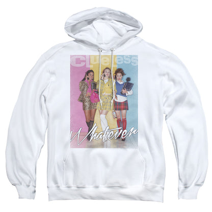 Clueless Whatever Mens Hoodie White Officially Licensed