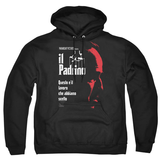 Godfather Italian Profile Mens Hoodie Black Officially Licensed