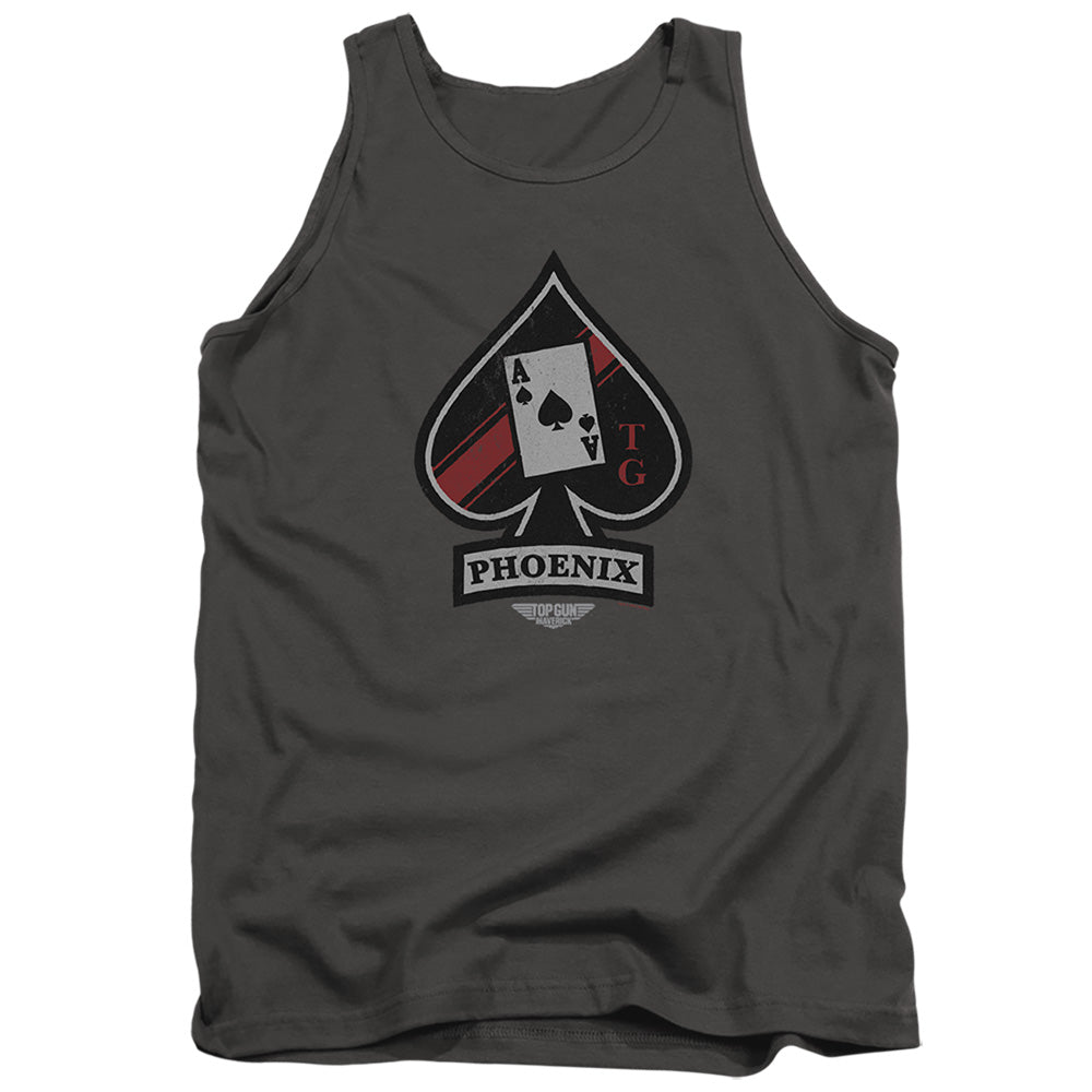 Top Gun: Maverick Phoenix Call Sign Mens Tank Top Shirt Charcoal