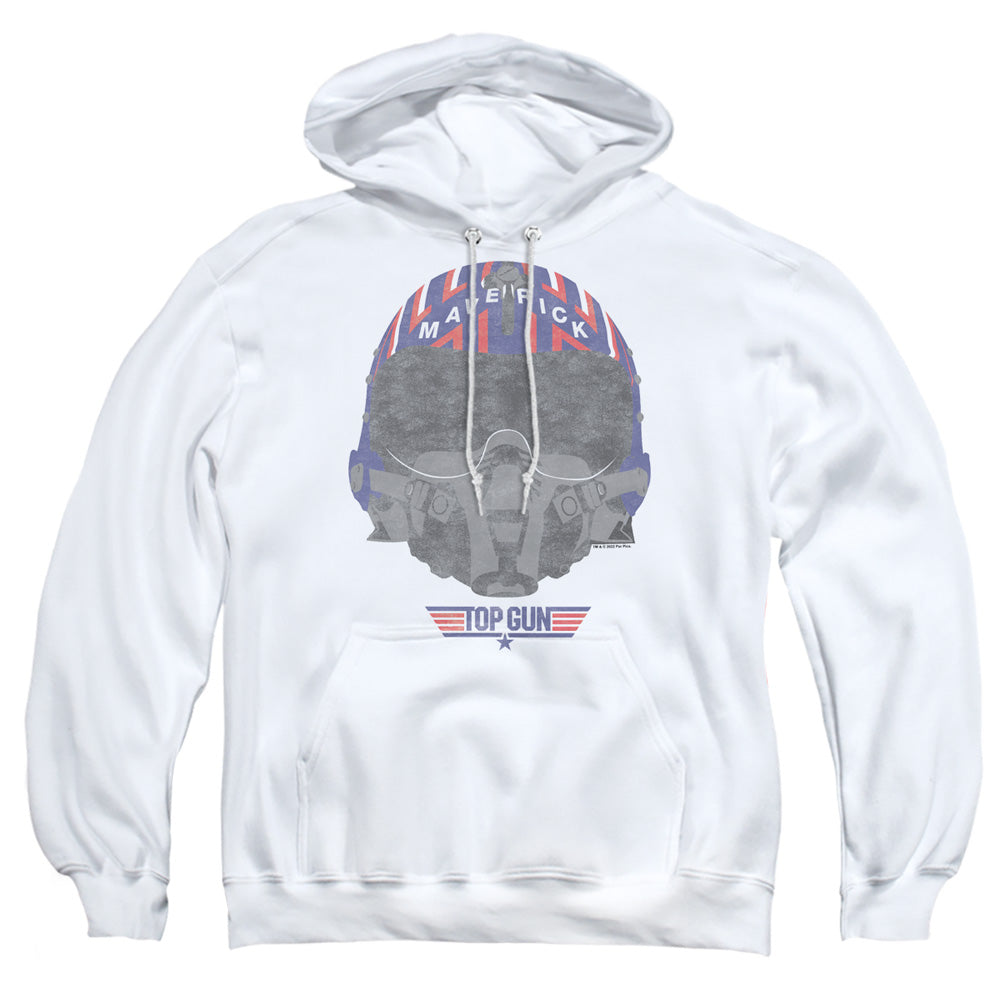 Paramount Top Gun Helmet Mens Hoodie White