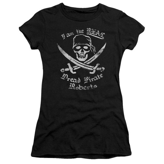 The Princess Bride The Real Dpr Junior Sheer Cap Sleeve Womens T Shirt Black