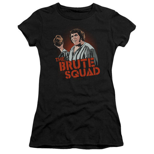 The Princess Bride Brute Squad Junior Sheer Cap Sleeve Womens T Shirt Black