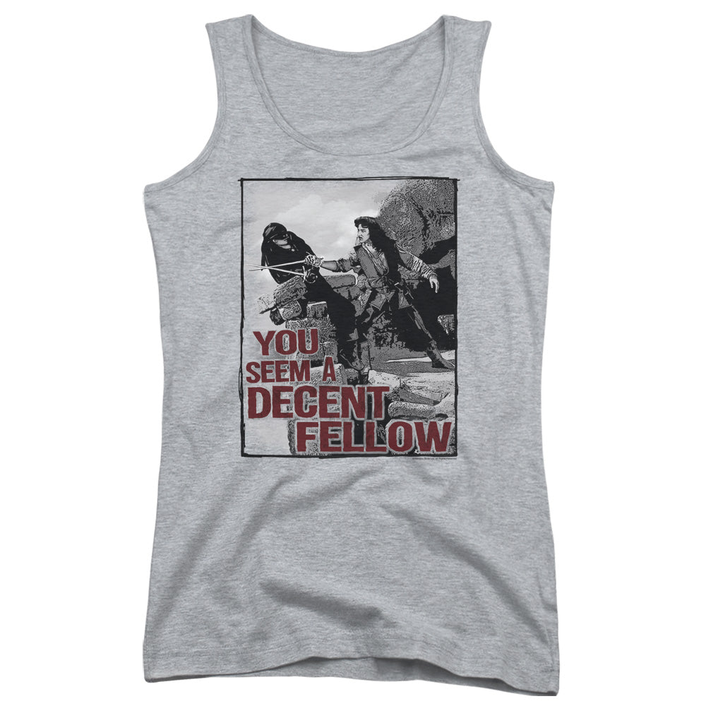 The Princess Bride Fellow Womens Tank Top Shirt Athletic Heather