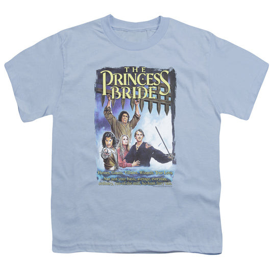 The Princess Bride Alt Poster Kids Youth T Shirt Light Blue
