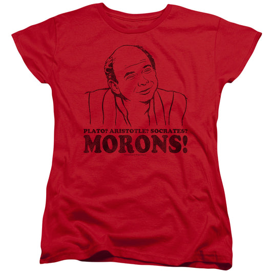 The Princess Bride Morons Womens T Shirt Red