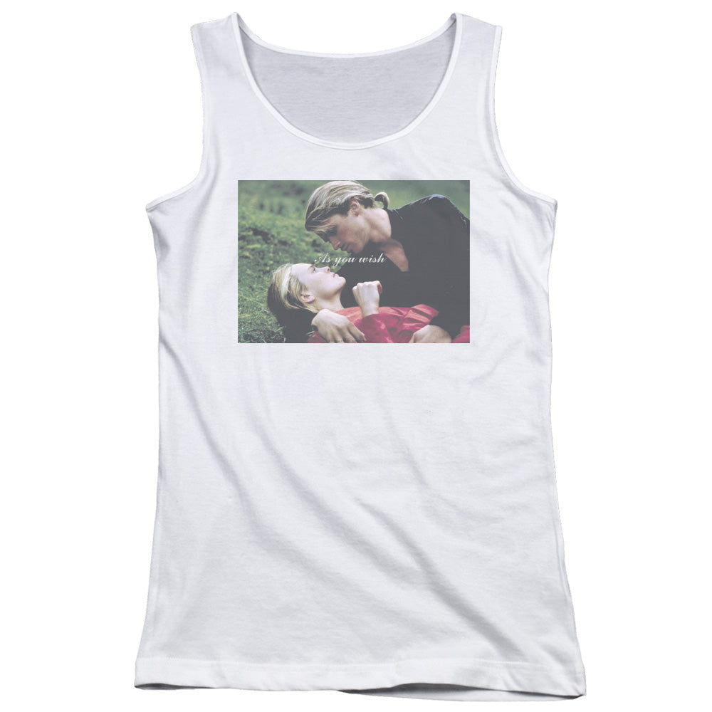 The Princess Bride As You Wish Womens Tank Top Shirt White