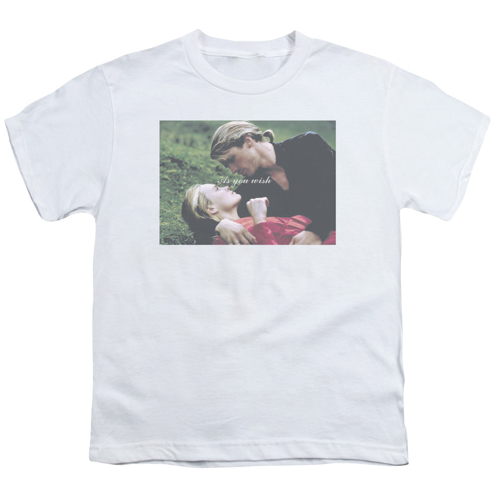 The Princess Bride As You Wish Kids Youth T Shirt White