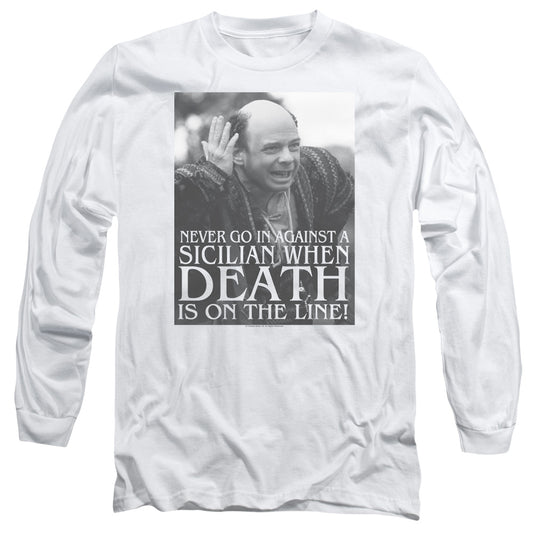 The Princess Bride Sicilian Mens Long Sleeve Shirt White