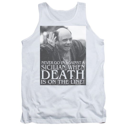 The Princess Bride Sicilian Mens Tank Top Shirt White