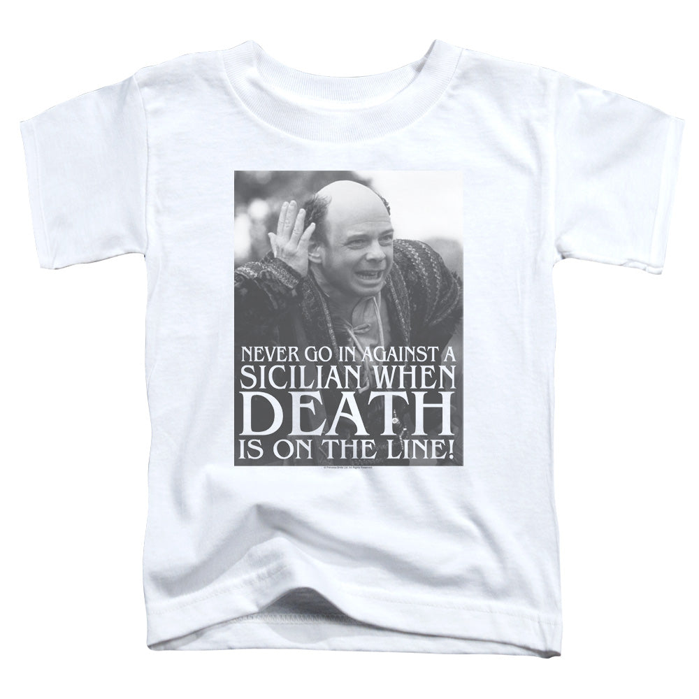 The Princess Bride Sicilian Toddler Kids Youth T Shirt White