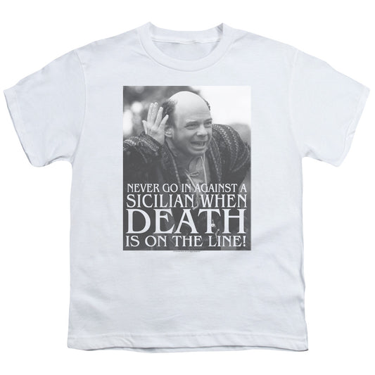 The Princess Bride Sicilian Kids Youth T Shirt White