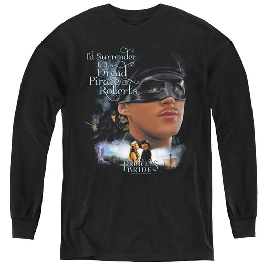 The Princess Bride Surrender Long Sleeve Kids Youth T Shirt Black