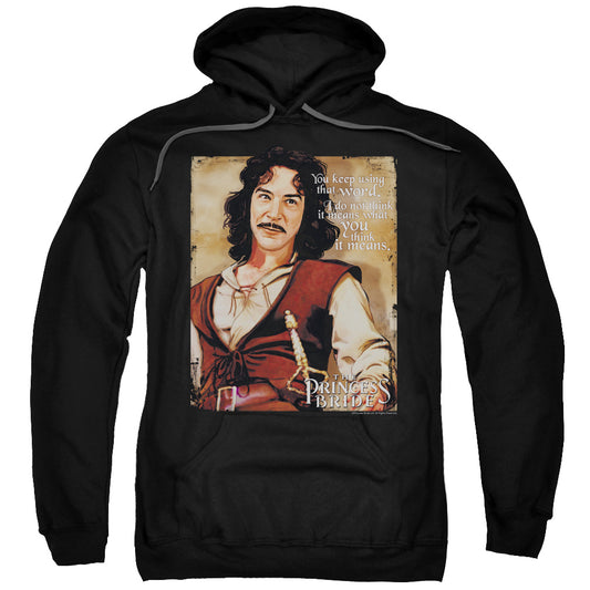 The Princess Bride Word Mens Hoodie Black
