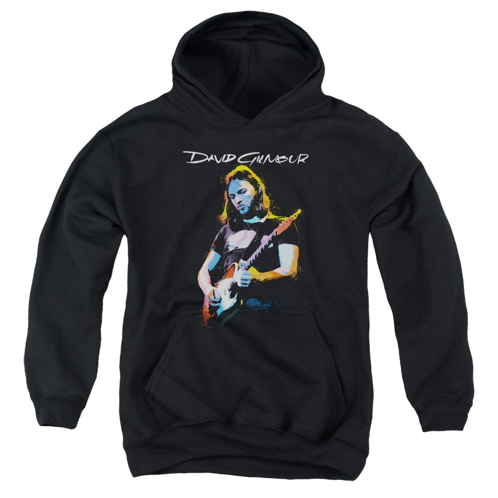 David Gilmour Guitar Gilmour Kids Youth Hoodie Black