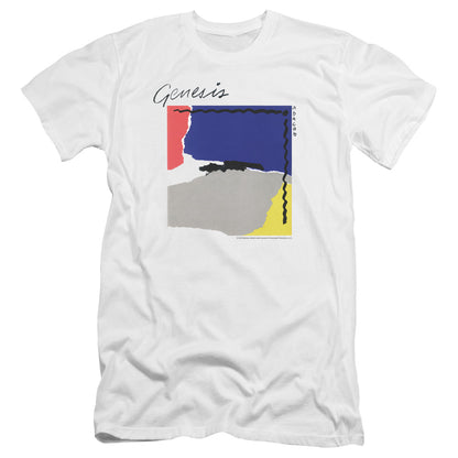 Genesis Abacab Premium Bella Canvas Slim Fit Mens T Shirt White