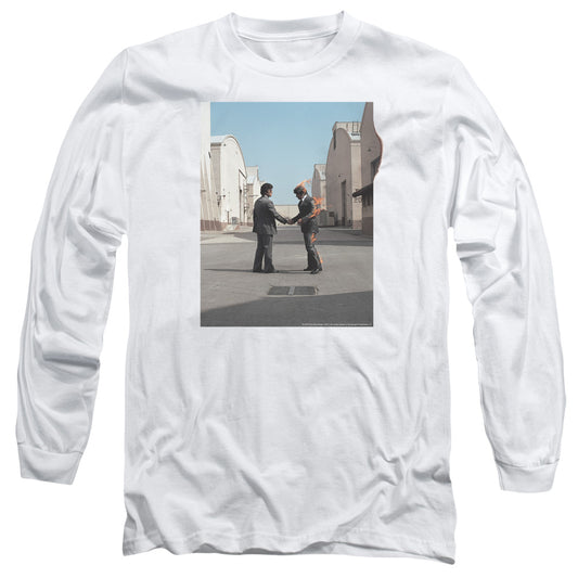 Pink Floyd Wish You Were Here Mens Long Sleeve Shirt White