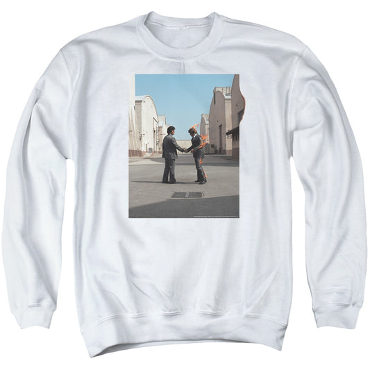 Pink Floyd Wish You Were Here Mens Crewneck Sweatshirt White