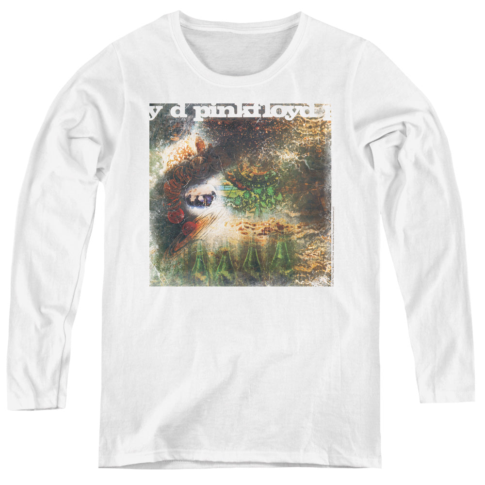 Pink Floyd Saucerful of Secrets Womens Long Sleeve Shirt White