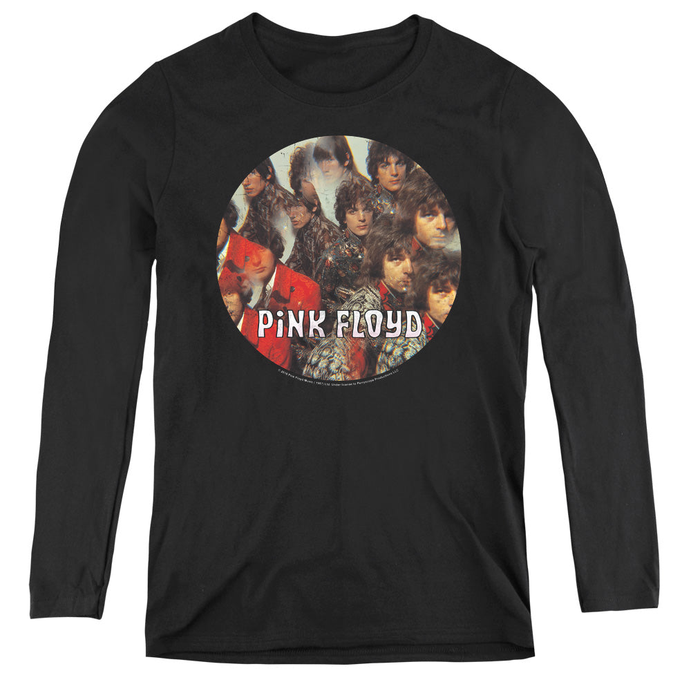 Pink Floyd Piper Womens Long Sleeve Shirt Black