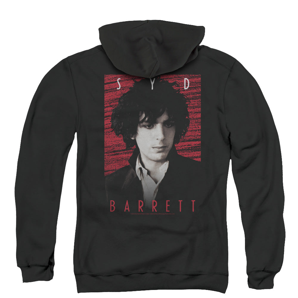 Syd Barrett Syd Back Print Zipper Mens Hoodie Black