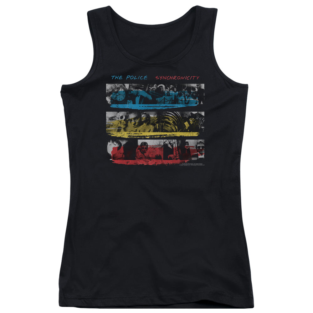 The Police Syncronicity Womens Tank Top Shirt Black