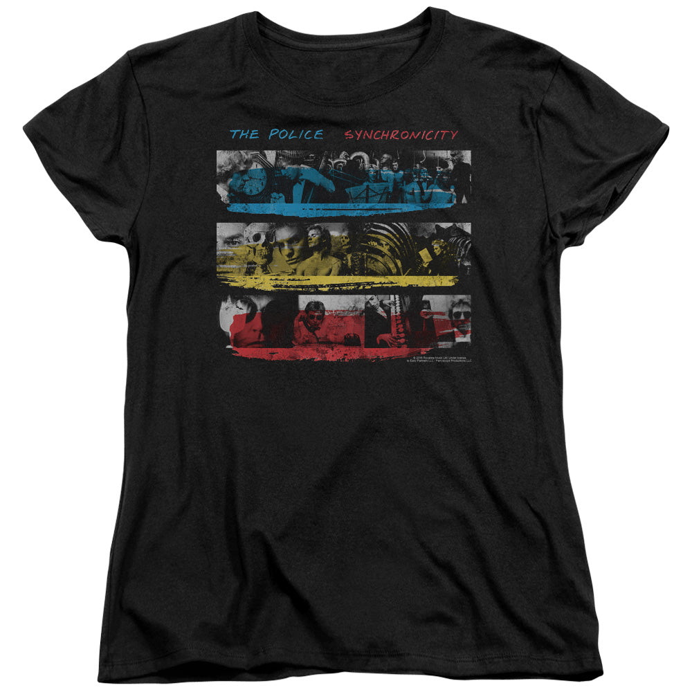 The Police Syncronicity Womens T Shirt Black