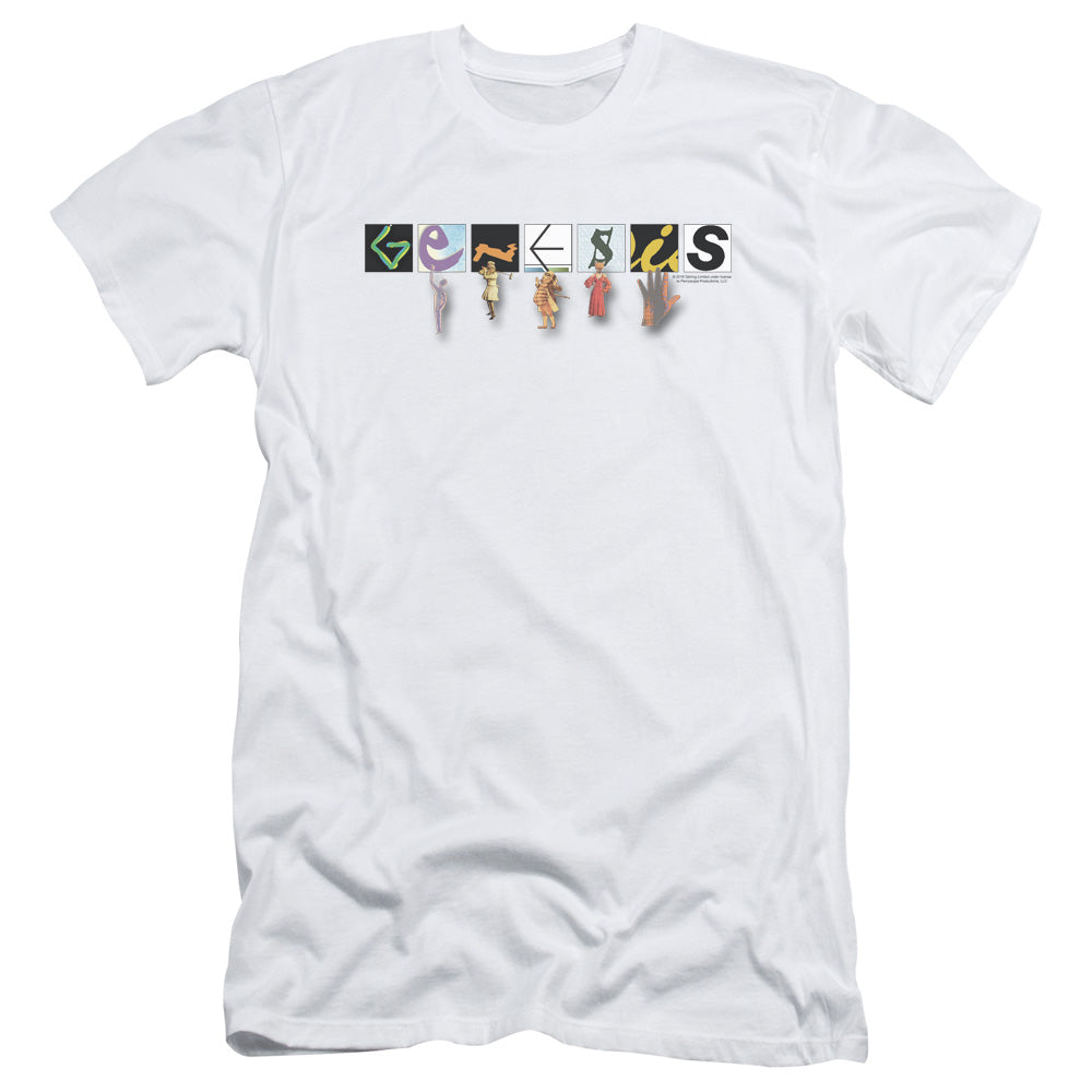 Genesis New Logo Slim Fit Mens T Shirt White