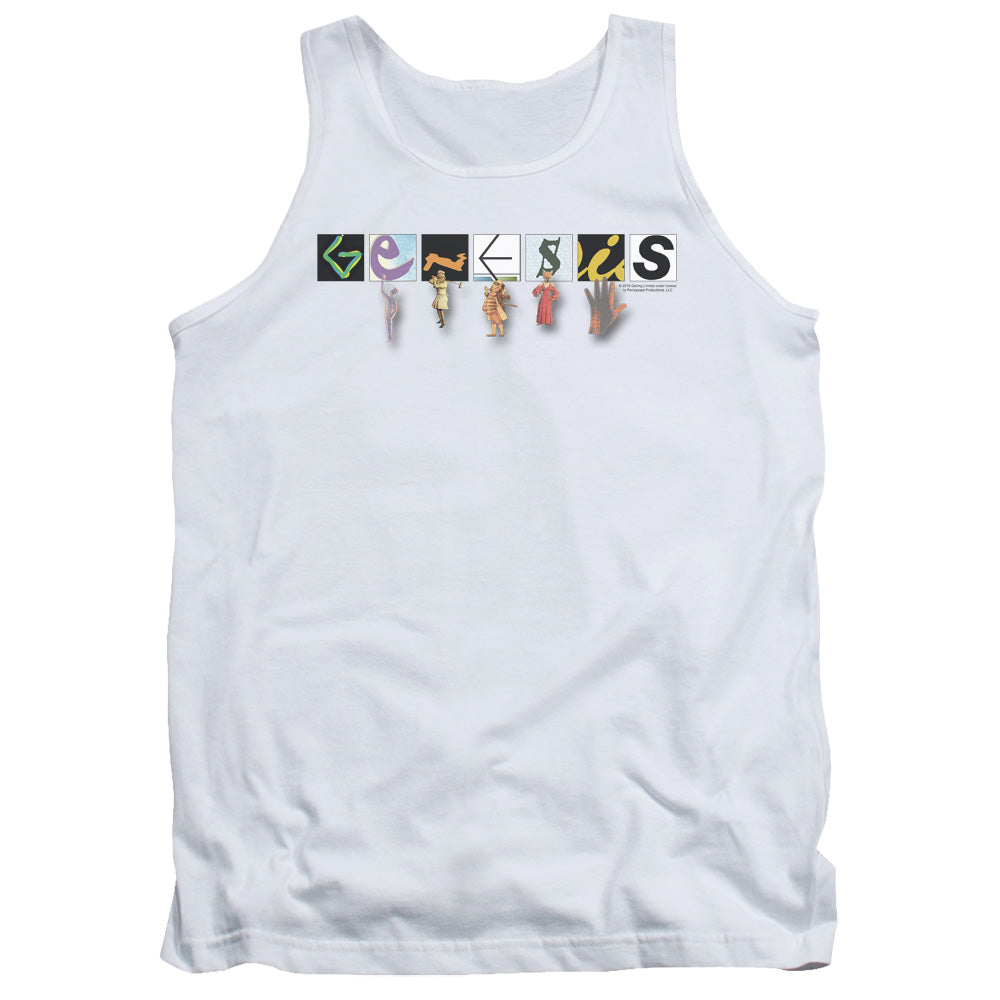 Genesis New Logo Mens Tank Top Shirt White