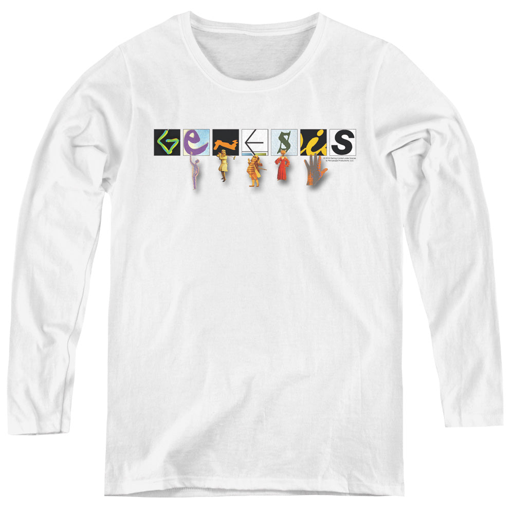 Genesis New Logo Womens Long Sleeve Shirt White