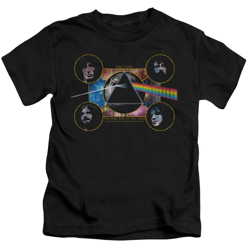 Pink Floyd Dark Side Heads Juvenile Kids Youth T Shirt Black