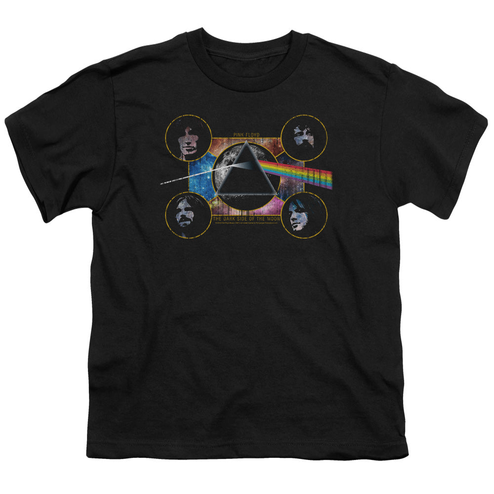 Pink Floyd Dark Side Heads Kids Youth T Shirt Black