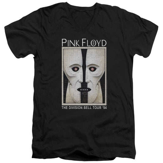 Pink Floyd The Division Bell Mens Slim Fit V-Neck T Shirt Black