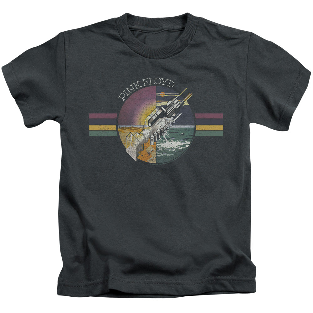 Pink Floyd Welcome To The Machine Juvenile Kids Youth T Shirt Charcoal