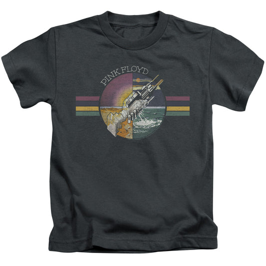 Pink Floyd Welcome To The Machine Juvenile Kids Youth T Shirt Charcoal