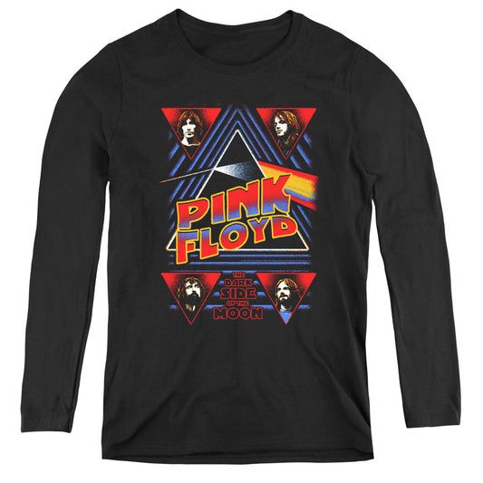 Pink Floyd Dark Side Womens Long Sleeve Shirt Black